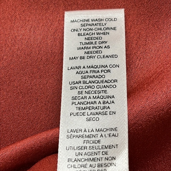Chico’s Rust Color Polyester Top - Picture 10 of 10